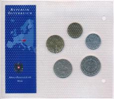 Ausztria 1978-1991. 10gr-10Sch (5xklf) "Az utolsó Schilling forgalmi pénzek" T:2
Austria ...