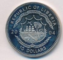 Libéria 2004. 10$ "Szabadság pillanatai-Géntérkép" multicolor T:PP ujjlenyomat
Liberia 20...