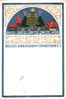 ' Boldog Karácsonyi Ünnepeket' / Christmas greeting card (EK)