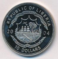 Libéria 2004. 10$ "Szabadság pillanatai - Öböl-háború 1990" multicolor T:PP ujjlenyomatos ...