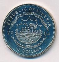 Libéria 2004. 10$ "Szabadság pillanatai - Az algériai függetlenségi háború 1954" multicolo...