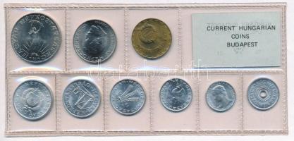 1981. 2f-10Ft 9db klf, érmés forgalmi sor fóliatokban T:1 
Adamo FO14
