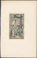 Eredeti metszetek későbbi nyomatai, 4 db, 12x8 cm