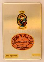 Romeo y Julieta Habana fém szivardoboz, benne 3 db bontatlan csomagolású szivarral