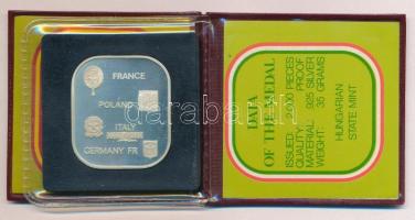 1982. "MLSZ / FIFA Világbajnokság Spanyolországban" Ag emlékérem eredeti tokban (35g/0.925...