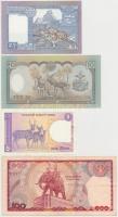 Vegyes 8db-os bankjegy tétel, közte nepáli, thaiföldi és bangladesi T:I, kettő III
Mixed 8pcs of pa...