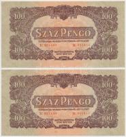 1944. 100P "A Vöröshadsereg Parancsnoksága" (5x) sorszámkövetők T:I-,II 
Adamo P47