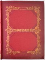 100 lapos századfordulós szecessziós képeslapalbum jó állapotban