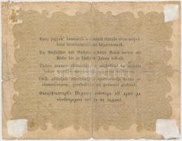 1848. 10Ft "Kossuth Bankó" T:III-,IV szakadás, ragasztónyom
Adamo G111