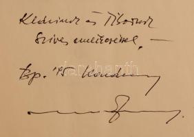 Nagy Ferenc: Európa üdvözlése. Világutazás. Szerző által dedikált példány! Budapest, 1995, Szenci Mo...