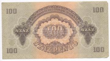 1944. 100P "A Vörös Hadsereg Parancsnoksága" (3x) közeli sorszámok T:III szép papír