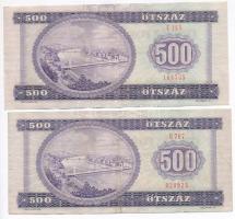 1975-1980. 500Ft (2x) T:III