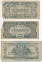 1944. 1P-100P (10x) "A Vörös Hadsereg Parancsnoksága" T:III,III-