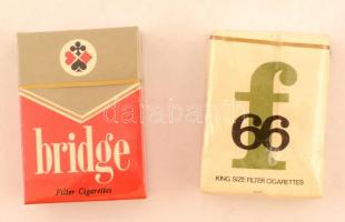 1 dg "Bridge" és 1 db "f66" cigaretta, bontatlan csomagolásban