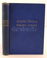 Juhász Gyula összes versei. 1905-1929. Sík Sándor előszavával. Sajtó alá rendezte Paku Imre. Szeged, 1940, Szukits. 1 t.+VIII+384 p. Kiadói aranyozott egészvászon-kötésben, pici kopást eltekintve jó állapotban. Első összkiadás, a kötetben megjelent verseket tartalmazza. 1941-ben megjelent egy második kötet, amely a kötetbe nem rendezett verseket gyűjtötte egybe.