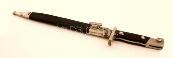 cca 1870 Bajor bajonett. Carl Kaiser and Company. C.K. Co. Jó állapotban / Bavarian dress bayonett i...