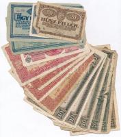 1916-1920. 15db-os vegyes magyar korona bankjegy tétel T:III,III-