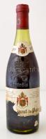 1977 Chateauvac du Pape bontatlan palack francia bor / Unopened bottle of vintage French wine