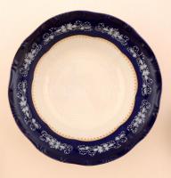 Zsolnay Pompadour mintás kompótos készlet, 7 db, jelzett, hibátlan