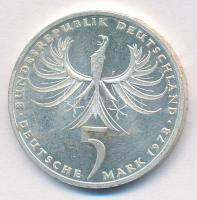 NSZK 1978F 5M Ag "Baltazár Neumann halálának 225. évfordulója" T:2
FRG 1978F 5 Mark Ag &q...