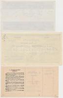 Budapest(?) ~1920-1940. "Pengős fogadás" kitöltetlen fogadószelvény + Budapest 1929. &quot...