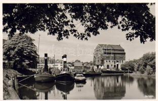 Memel Hafen Foto AK mit Feldpoststempel