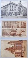77 db RÉGI és MODERN ceglédi városképes lap gyűjtemény albumban, vegyes minőségben / 77 pre-1945 and...