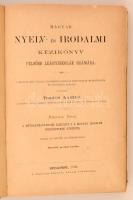 Torkos László: Magyar nyelv- és irodalmi kézikönyv felsőbb leányiskolák számára. 2. köt. Bp., 1886, Magyar Királyi Egyetemi Nyomda. Javított gerincű félvászon kötésben, egyébként jó állapotban.