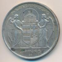 1939. 5P Ag "Horthy balra" T:2 kis ph. 
Adamo P8.2