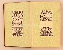 Sík Sándor: Sík Sándor költeményei. Budapest, 1916, Élet Irodalmi és Nyomdai Rt. Első kiadás. Kiadói...