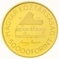 2011. 50.000Ft Au "Liszt Ferenc születésének 200. évfordulója" (7.00g/0.986) T:PP
Hungary...