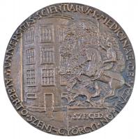Tóth Sándor (1933- ) "Szent-Györgyi Albert" Br plakett "MDCCCCIII - MCMLXXXVI SZENT G...