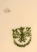 MZ hiányos mokkás készlet, jelzett, hibátlan, 3 csésze 5 alj, kiöntő, cukortartó