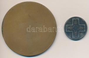 Vincze Dénes (1914-1972) DN "A Vállalat Kiváló Brigádja" Br plakett (70mm) + 1971. "5...