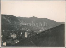 cca 1920 Brassó, Bolgárszeg a Király út felől, Románia, hátoldalon feliratozott fotó, 11x16 cm / Brasov, Romania, photo, 11x16 cm
