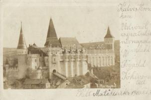 1900 Vajdahunyad, Hunedoara; Vár / castle, photo  (fa)