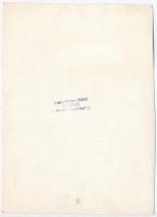 1945 Telefonközpont és kezelője, Tiszavölgyi József fotója, 16x12 cm