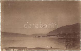 I. világháborús osztrák-magyar hidroplán - 2 db fotó képeslap / WWI Austro-Hungarian seaplane - 2 po...