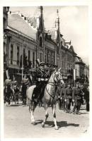 1940 Szatmárnémeti, Satu Mare; bevonulás, Horthy Miklós / entry of the Hungarian troops