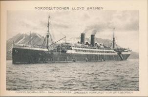 Die Flotte des Norddeutschen Lloyd Bremen - 36 lapos képeslap füzet / German shipping company fleet ...