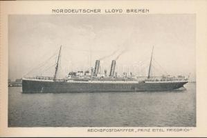 Die Flotte des Norddeutschen Lloyd Bremen - 36 lapos képeslap füzet / German shipping company fleet ...