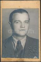 1934 Bp., Budapest Székesfővárosi Közlekedési Részvénytársaság fényképes személyazonossági igazolóje...