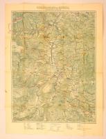 1931 Mariazell és környéke télisport térképe / Mariazell and area winter sports map 1:50 000, 63x79 cm