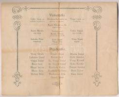 cca 1920-1925 Meghívó Csáky János Vadászkürt vendéglőjébe a nagyszabású cigány bálra