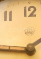 Equator fa asztali óra, apróbb kopásnyomokkal, 22x13x3 cm