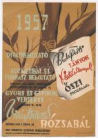 1957,1959 "Tavaszi csokor" és "Budapesti lányok, fiatalasszonyok őszi programja"...