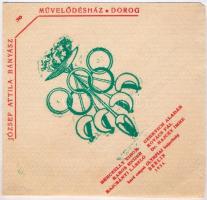 Olimpiákat reklámozó szalvéták(Dorogi Bányász Művelődési Ház), 2 db