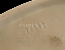 Vadászkutyák, kézzel festett, jelzés nélkül, hibátlan, h:11 cm, m:8 cm