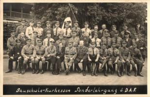 1934 Kurhessen, Sonderlehrgand des Deutsche Arbeitsfront / special course of the D. A. F. (National Socialist trade union organization) NS propaganda, group photo