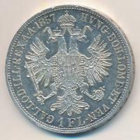 Ausztria 1857A 1Fl Ag "Ferenc József" T:1-,2
Austria 1857A Florin Ag "Franz Joseph&q...